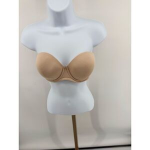 Wacoal Red Carpet Strapless Bra Full Figure Underwire 854119 36C Nude